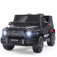 Mercedes G63 AMG Cabrio 12V Kinderauto Zwart